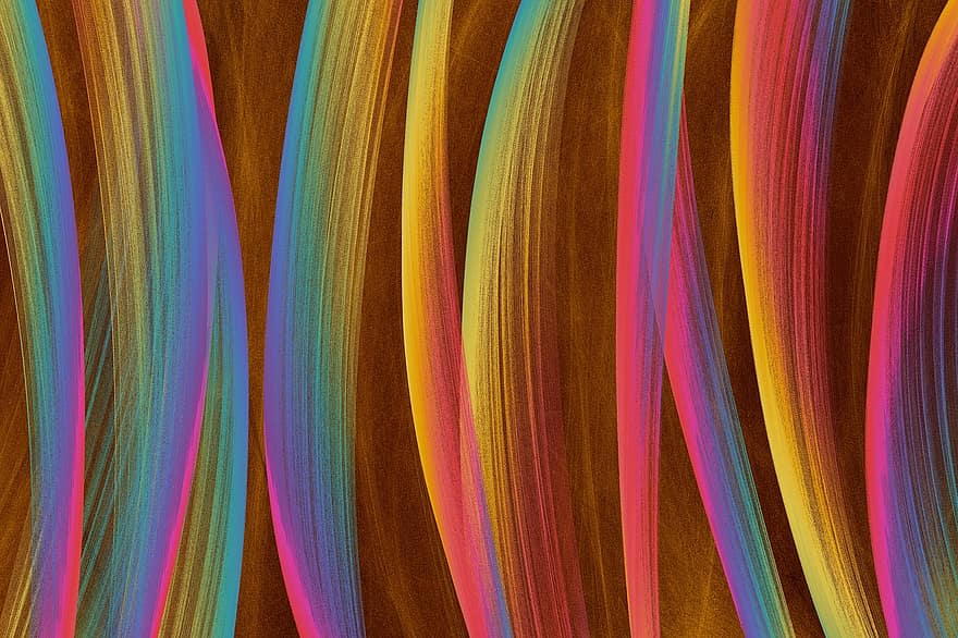 Abstract, Background, Colorful, Strands, Lines, Background Abstract, Colorful Background, Pink, Brown, Blue