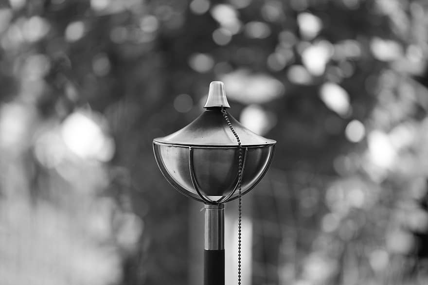 Black And White, Torch, Garden, Stainless Steel