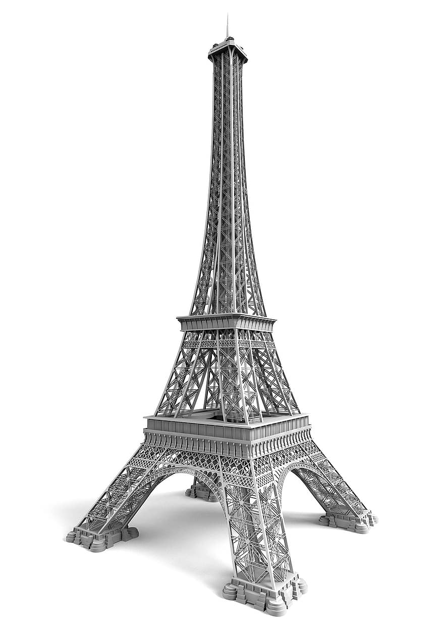 Eiffelova věž, Paříž, eifel, Francie