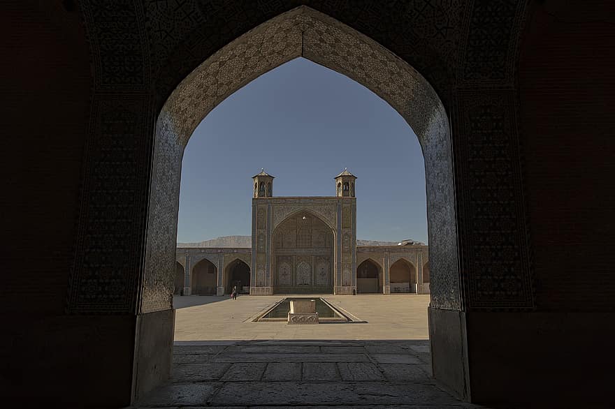 Vakil -moskén, shiraz, iran, moské, islam, religion, historisk, landmärke, turism, iransk arkitektur, arkitektur