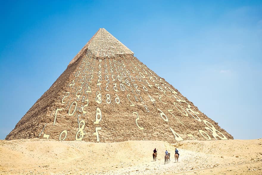 piramide, Egypte, piramiden, woestijn, Egyptische, oude, Gizeh, Cairo, monument, architectuur, mijlpaal