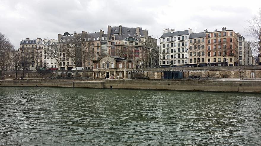 řeku Seinu, Paříž, Francie, řeka