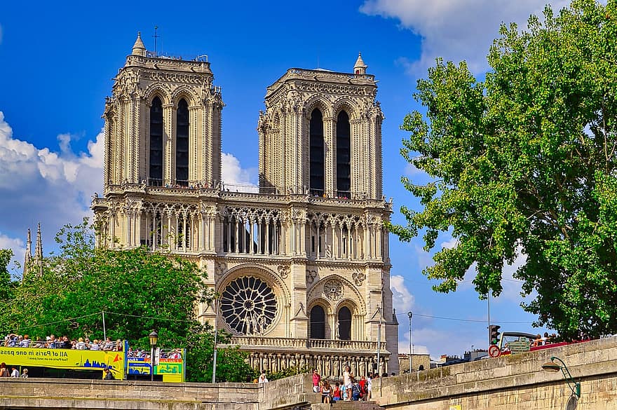 katedrála, kostel, naše paní, katolík, náboženství, křesťanství, Paříž
