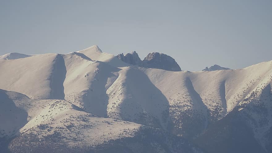 Mountain, Winter, Nature, Olympus
