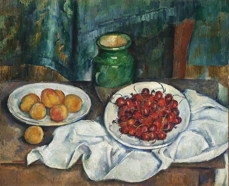 Cézanne, konstnär, målning, livets