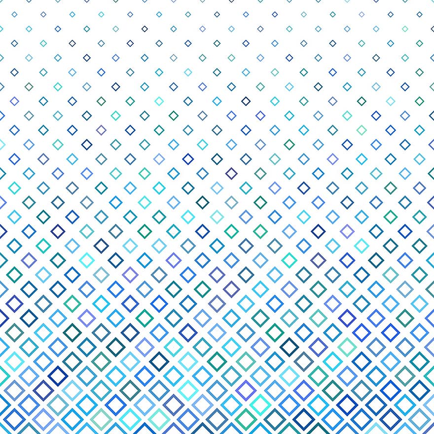 Square Pattern, Geometric, Blue, Square, Decor, Abstract, Color, Weave, Tone, Blue Pattern, Pattern