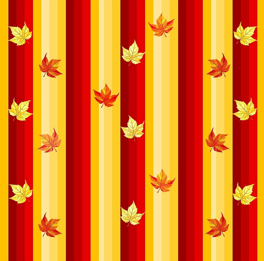 autunno, le foglie, verticale, strisce, arancia, zucca, mostarda, mais, rosso, Borgogna, arancia bruciata