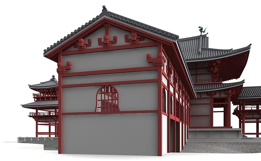 byōdō-in, uji, Japão, arquitetura, construção, Igreja, lugares de interesse, historicamente, turistas, atração, ponto de referência