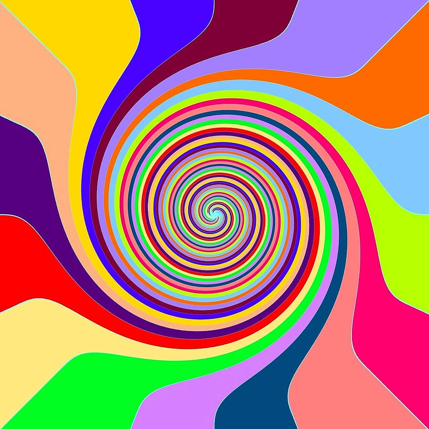 hvirvel, regnbue, glad, lyse, farverig, design, kulisse, bevægelse, mønster, kurve, energi