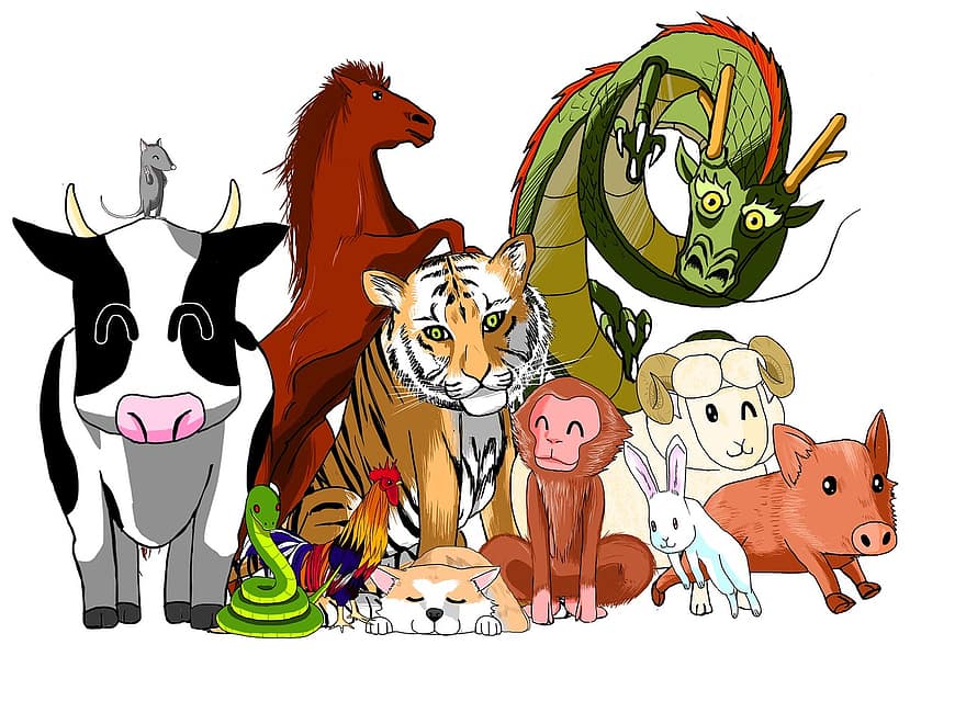 zodiaka zīmes, dzīvnieku