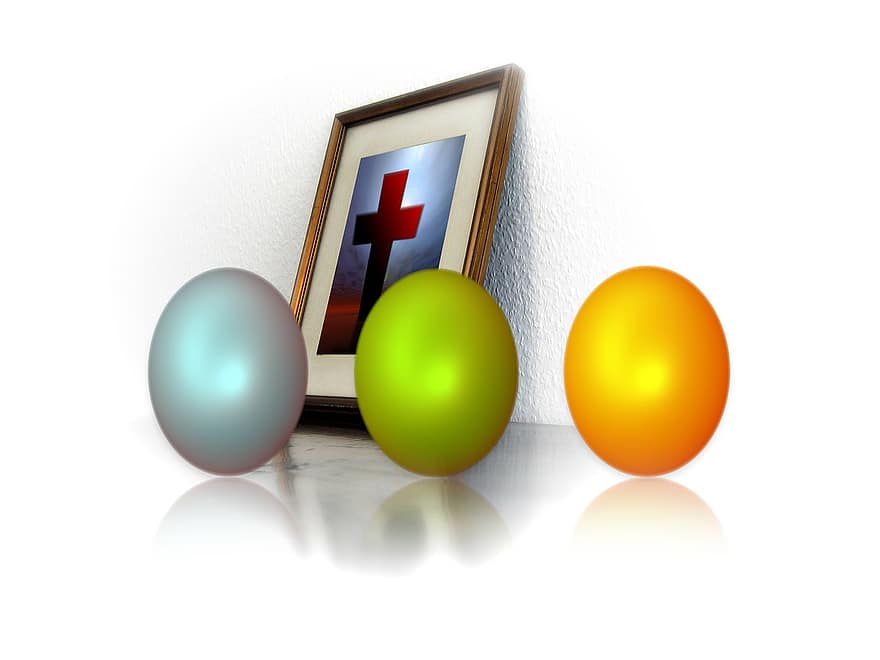 vejce, velikonoční, tráva, louka, velikonoční vajíčko, jídlo, nebe, písmo, Pozdrav, Velikonoční pozdrav, blahopřání
