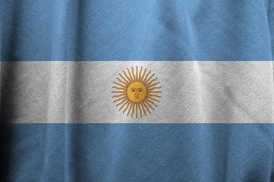 Argentina, bendera, negara, simbol, bangsa, Nasional