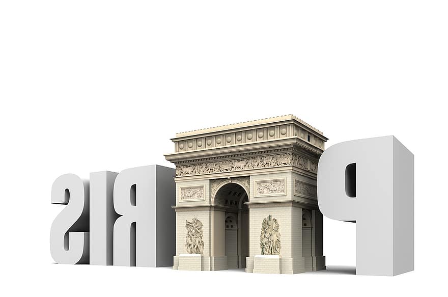 paris, arc de triomf, arquitectura, edifici, Església, llocs d'interès, històricament, turistes, atracció, referència, façana