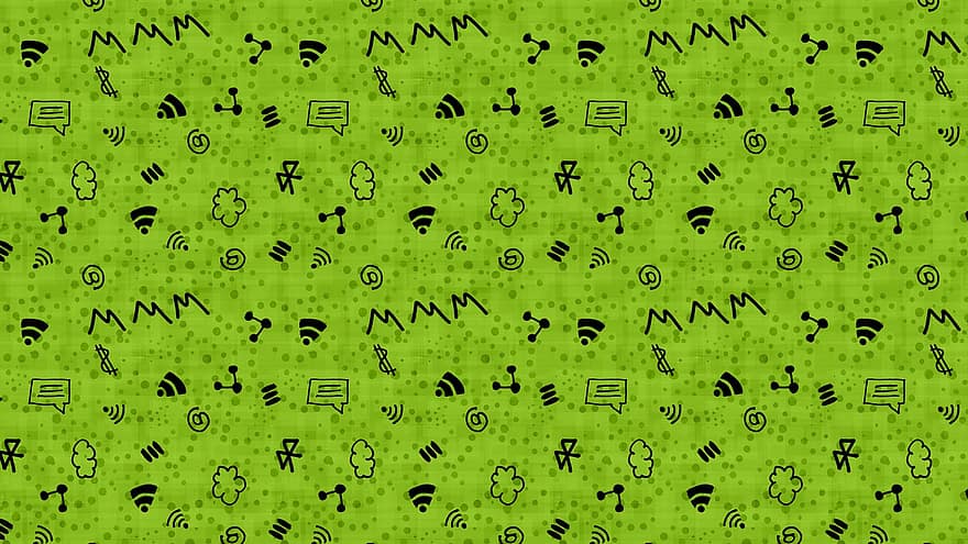 internet, trådløst internet, grøn, doodle, mønster, www, e-handel, Digital transformation, teknologi, digital, forretning