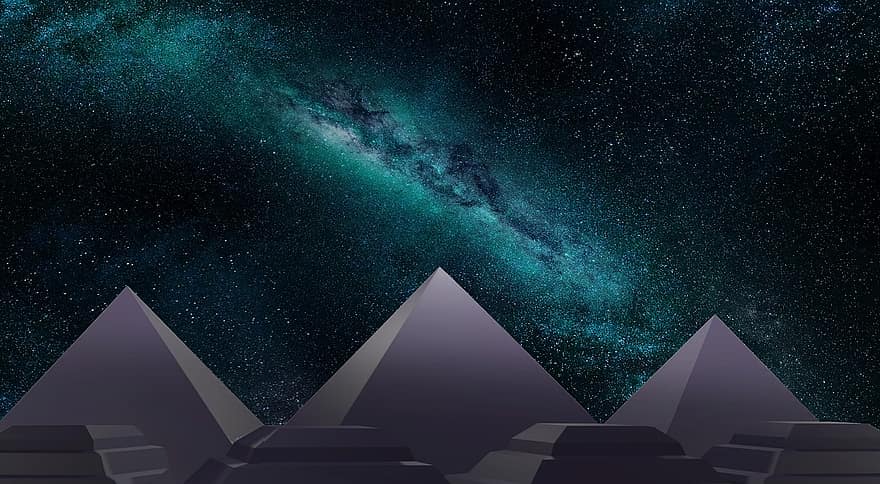 pyramide, prisme, Triangle, Couleur, arc en ciel, paysage, spectre, futuriste, futur, sci fi, technologie