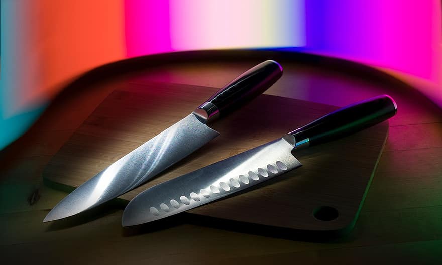кухонний ніж, лезо, ніж, різкий, сталь, вирізати, обладнання, інструмент, металеві, нержавіюча, приготування їжі