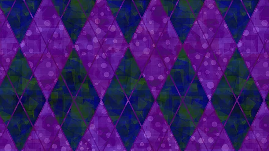 sfondo viola, modello argyle, Sfondo Argyle