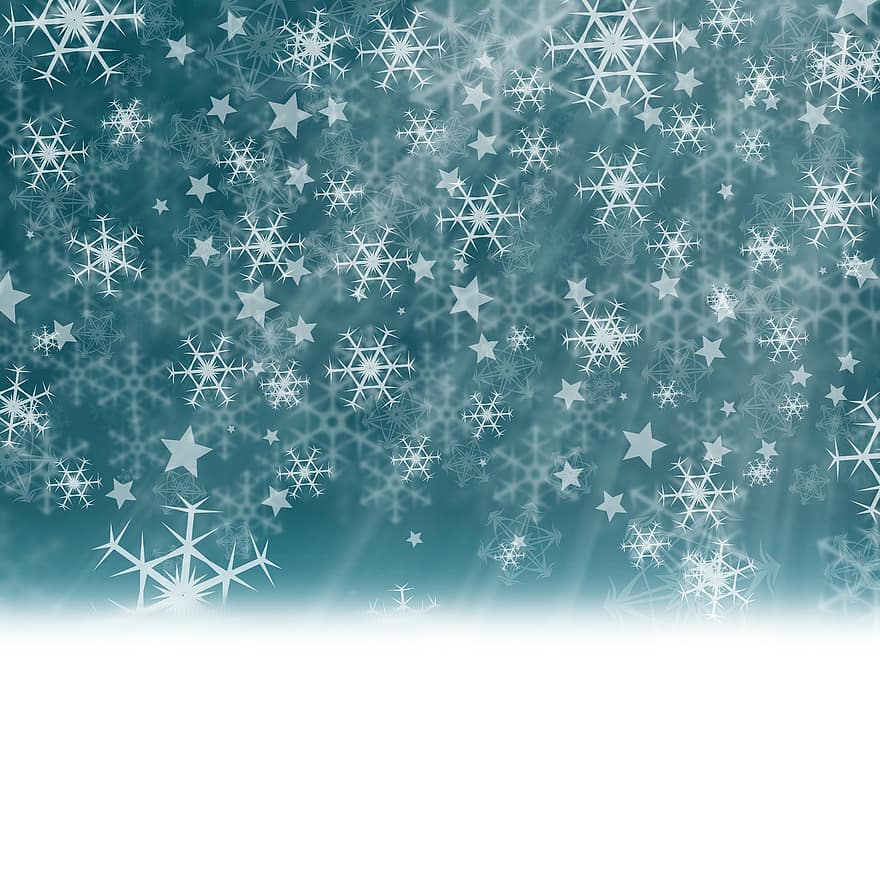 zimowy, Tapeta, tło, abstrakcja, grafika, śnieżny, światło, niebieski