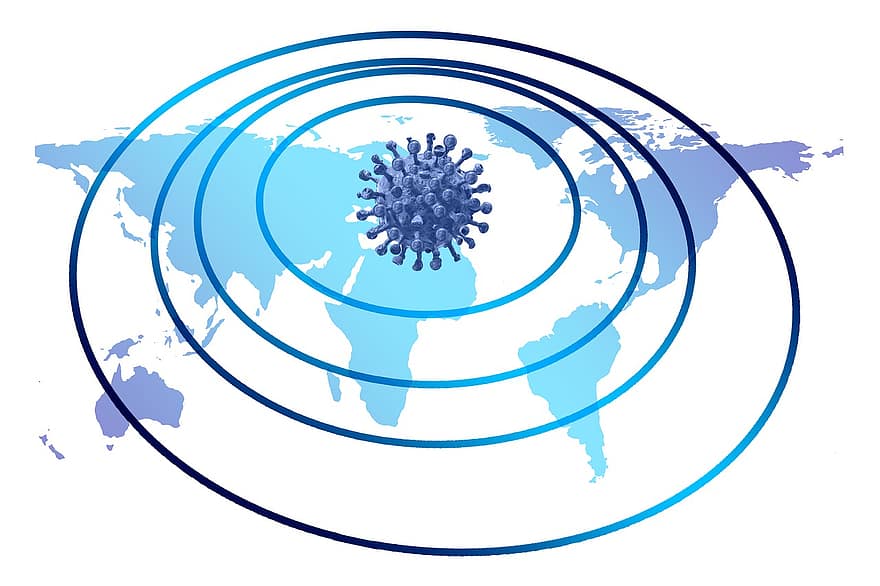 corona, coronavirus, virus, COVID-19, mano, detener, distancia, distancia social, prohibición de contacto, contacto, prohibición
