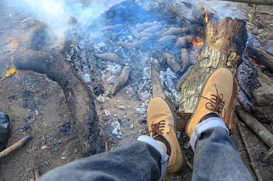 pantofi, camping, călătorie, aventură