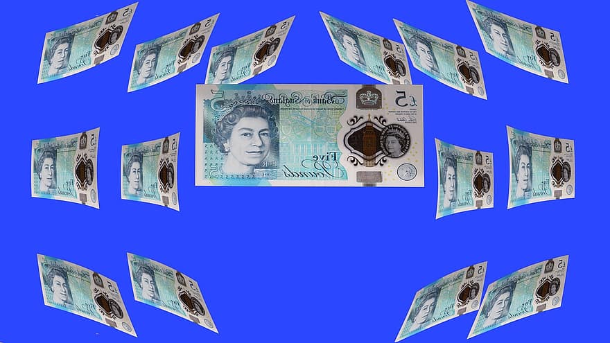 مال ، خمس جنيهات ، الأوراق النقدية ، GBP ، ورق الجدران ، المالية ، عملة ، السيولة النقدية ، ميزانية ، مدخرات ، الإيرادات