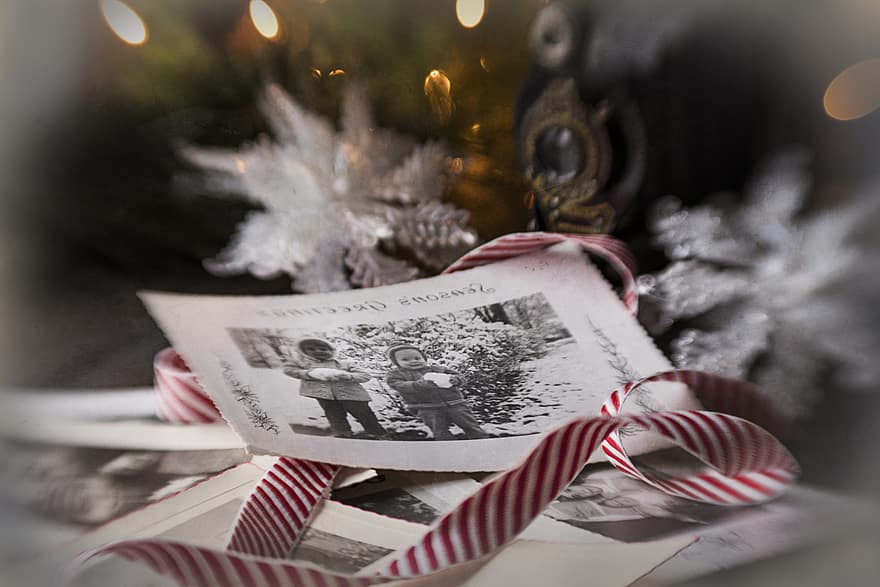 vell, Nadal, targetes, festa, fons, cinta, frontera, vintage, targeta, disseny, salutació