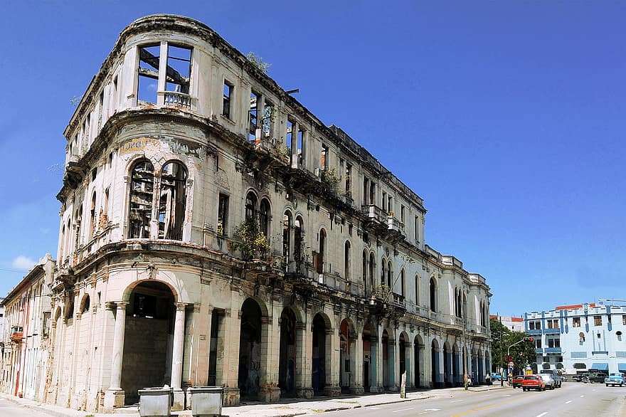 vieil immeuble, la Havane