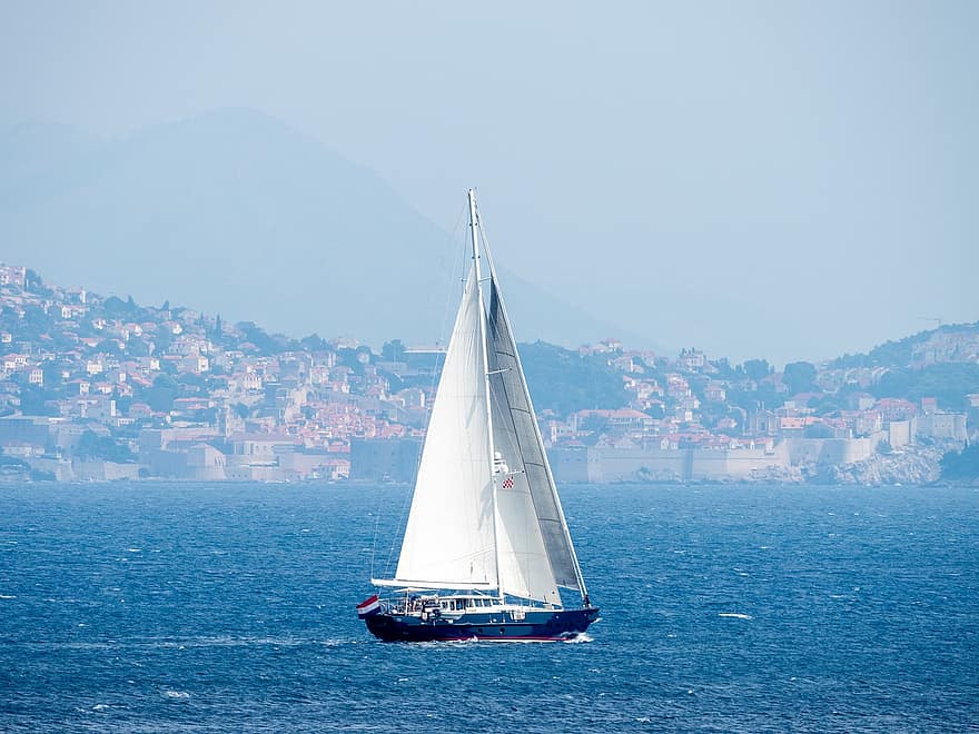 Boat, Sea, Travel, Ocean, Destination, Yacht, sailing, sailboat, nautical vessel, sail, yachting