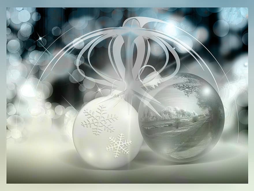 Bokeh, Christmas Ornament, Star, Christmas, Christmas Time, Flare, Light, Greeting Card, Perfect, Shining, Atmosphere