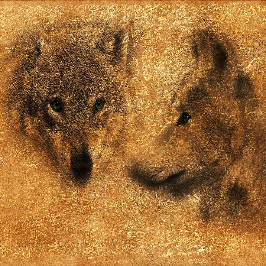 Wolf, Carnivores, Predator, Portrait, Wild