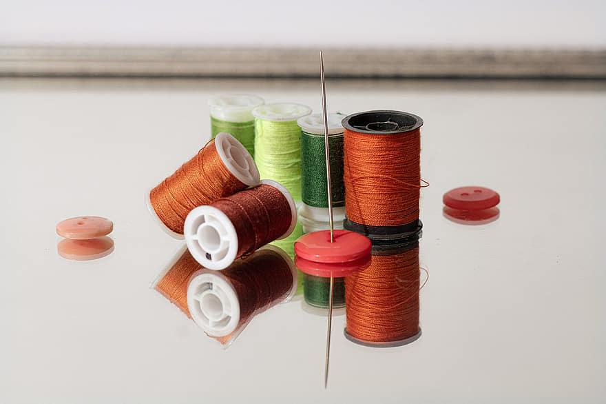 Thread, Needle, Sewing, Craftsman, Button