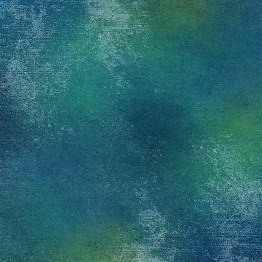 Hintergrund, Jahrgang, grunge, Textur, Blau, Grün