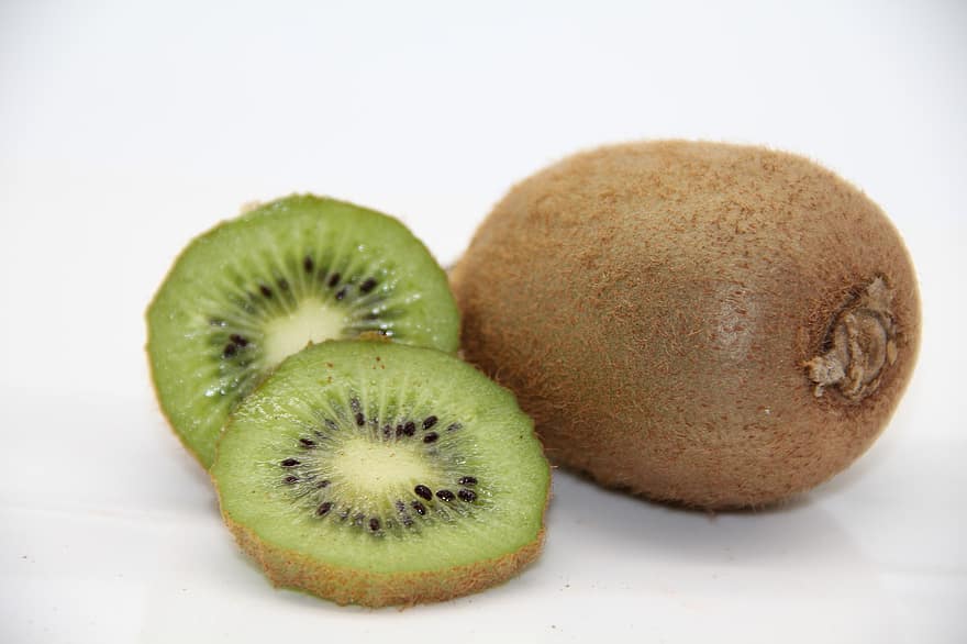 kiwi, gyümölcs, szeletelt, lédús, egészséges, organikus, vitaminok