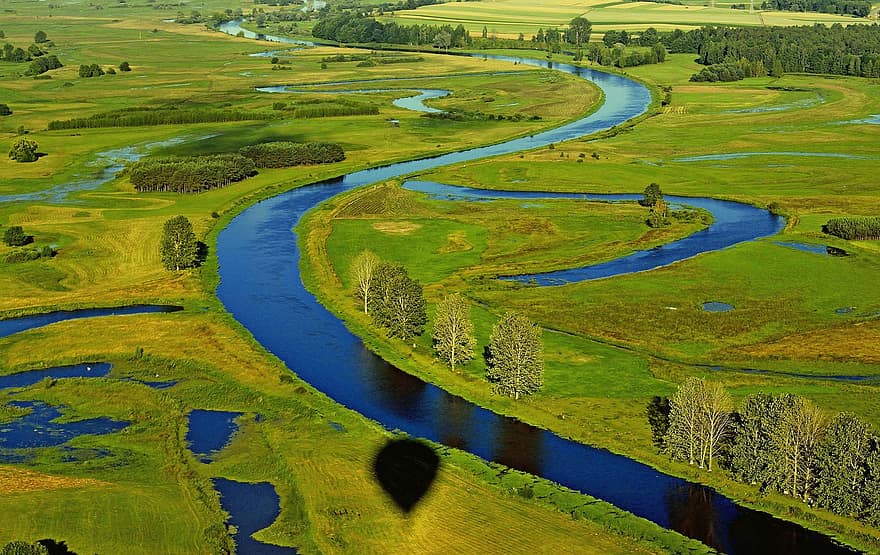 fiume, Polonia, natura, paesaggio