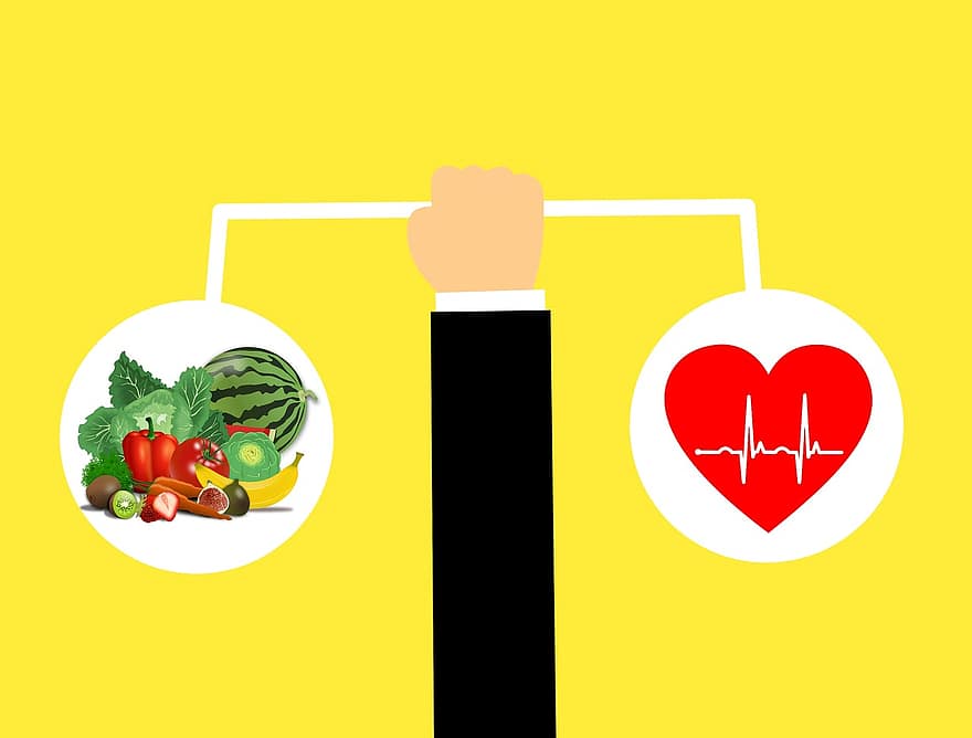 jídlo, zdravý životní styl, jíst zdravě, zdravý, zdraví, ovoce a zelenina, saláty, zdravé potraviny izolované, zelenina, zdravé jídlo, srdce