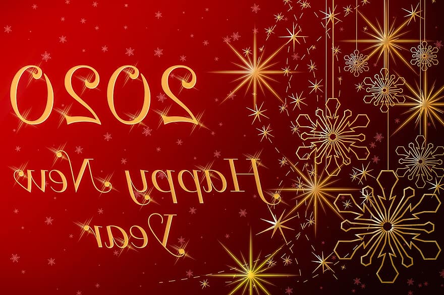 Канун Нового года, рождество, фон, дизайн, 2020, блестящий, баннер, сверкание, приветствие, снежинки, открытка