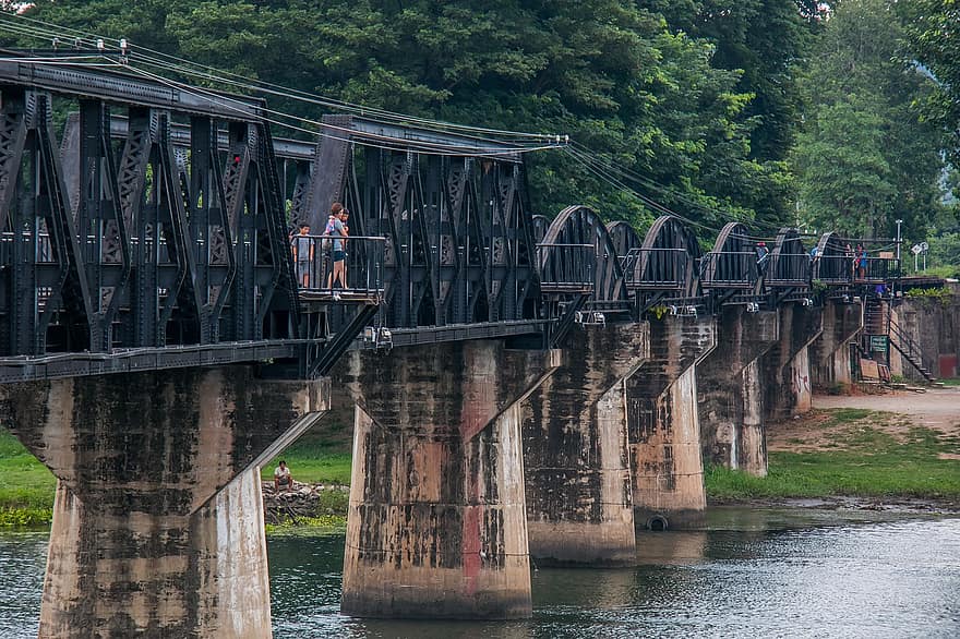 ponte, antigo, trem, história