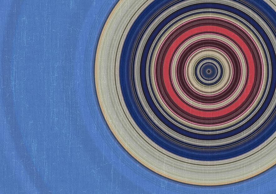 Background, Abstract, Geometric, Concentric, Redondo, Colorful, Modern, Tissue, Linen, Target, Circles