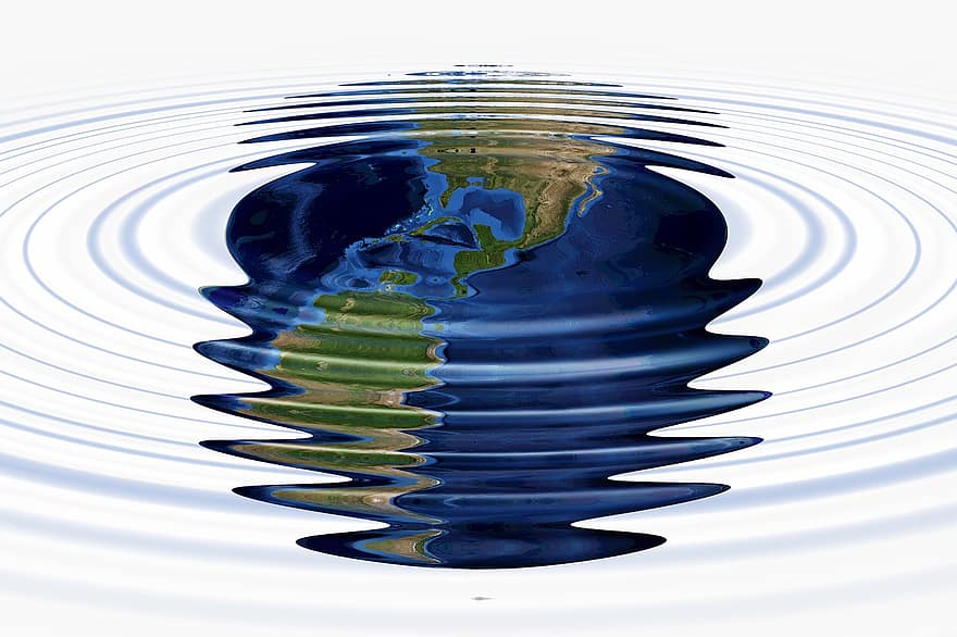 водяные волны, Соединенные Штаты Америки, Америка, континенты, Экологическая политика, распространение, Оказать влияние, земной шар, Мир