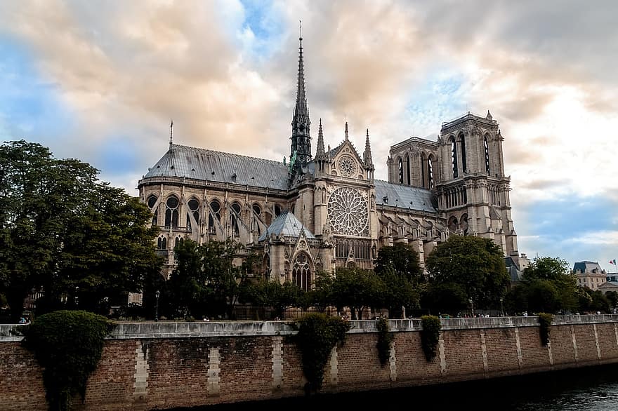 notre-dame, Paris, kilise, din, Gotik, Tarihçe, Fransa, ünlü, Avrupa, mimari, katedral