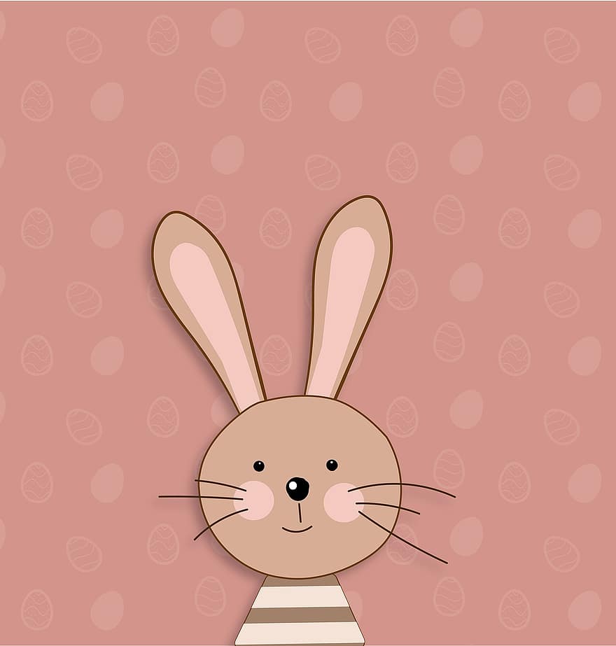 кролик, заєць, Великдень, Великодній заєць, яйце, весна, милий, прикраса, деко, пасхальні прикраси, Вітальна листівка