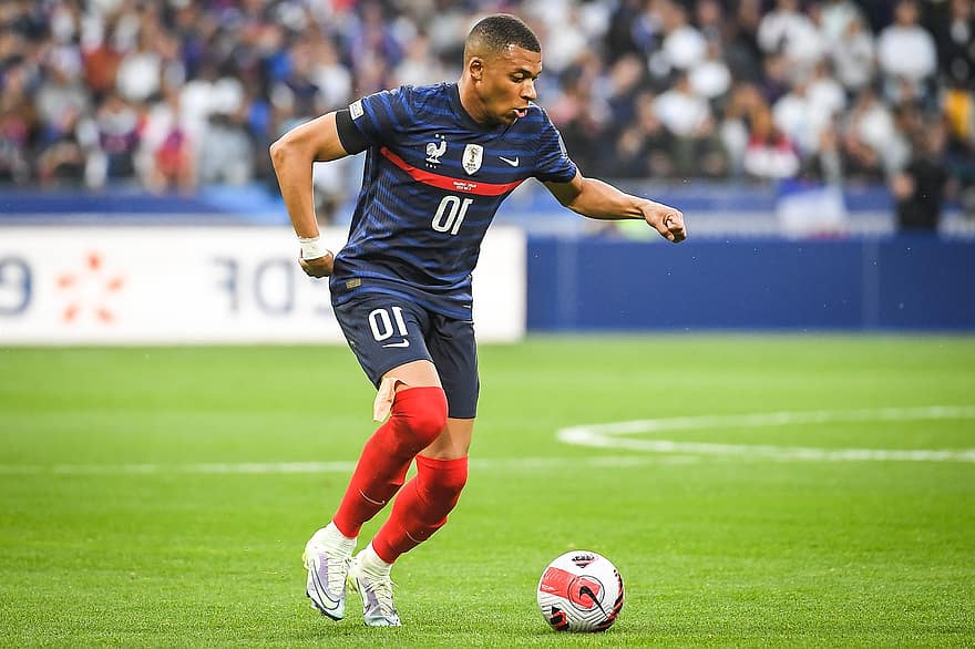 Kylian Mbappé, Soccer, Player, French, Football Player, Football, Sport, Athlete, Action, Professional Footballer, competitive sport