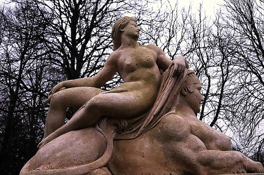 Sculpture, Statue, Pierre, Art, Artistic, Heritage, Historical, Monument, Park, naked, famous place