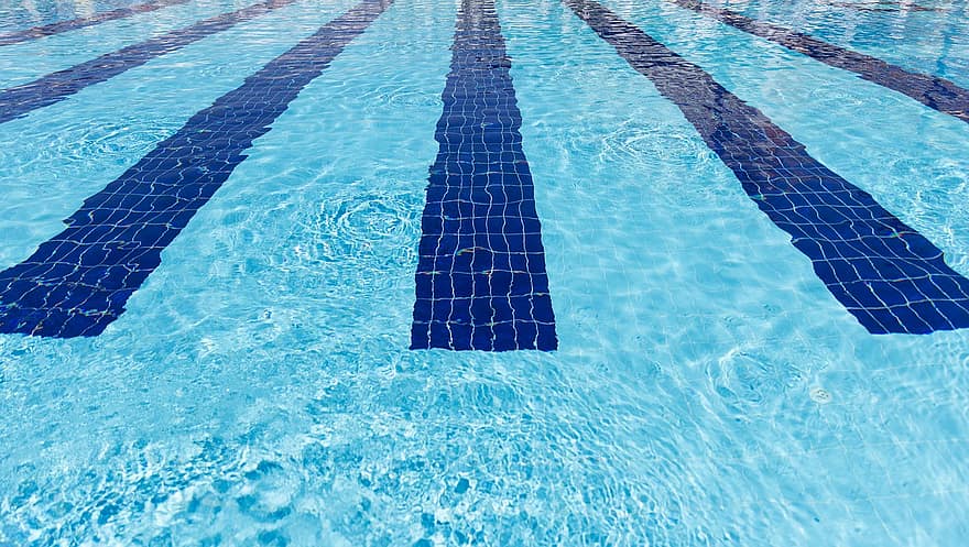 plavecký bazén, venku, voda, dovolená, letní, čistý, modrý, sport, mokré, průhledný, plavání
