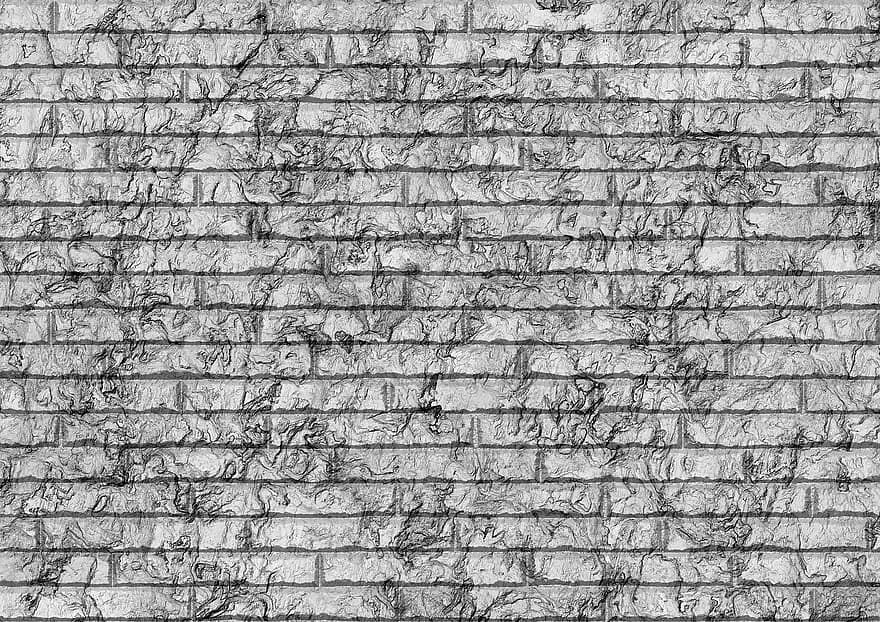 Bricks, Pattern, Structure, Rock, Wall, Stone, Dirty, Background, Underground, Checkered, Texture