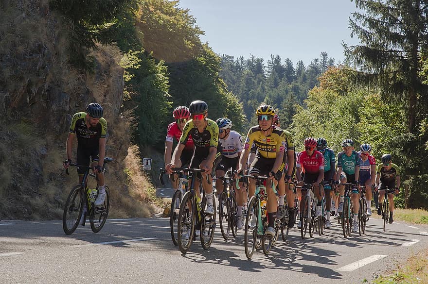 tour de france, đạp xe, cuộc đua, thể thao, người đi xe đạp, tay đua, tay đua xe đạp, Theo dõi tay đua, tăng tốc, xe đạp, Xe đạp