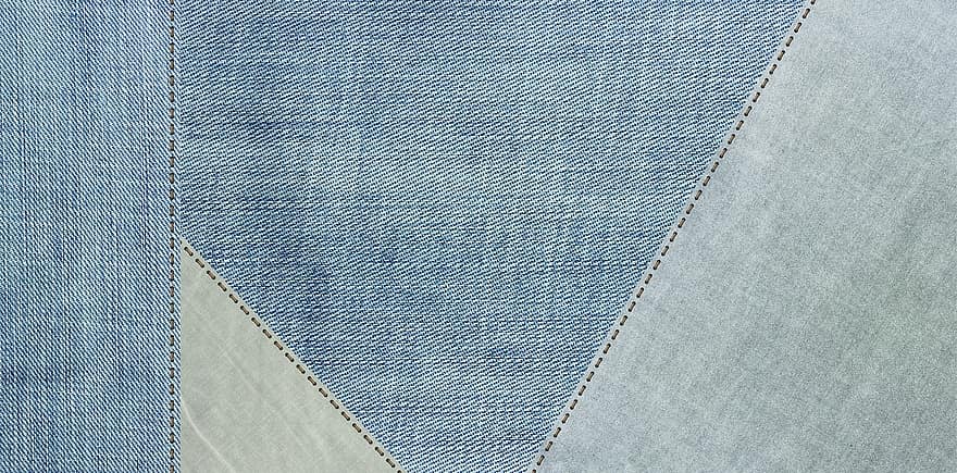 jeans, en tissu, bleu, structure, textile, texture, Contexte, couture, denim, Rose, fleur