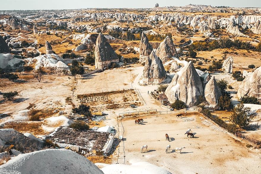 Cappadocia, tacchino, camini delle fate, natura