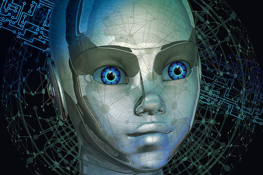 робот, технология, изкуствен, интелигентност, мрежа, програмиране, мозък, Информатика, печатна електронна платка, информация, данни