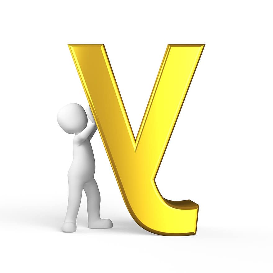 Y, brief, alfabet, in alfabetische volgorde